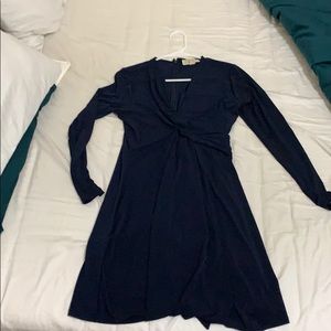 Navy Michael Kors Jersey Dress